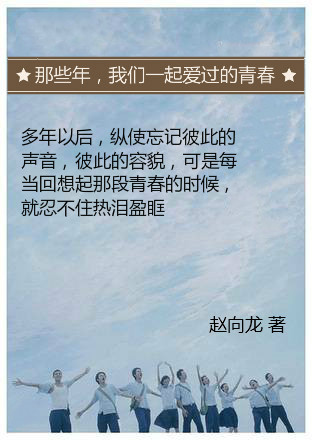 我的青春你的殇