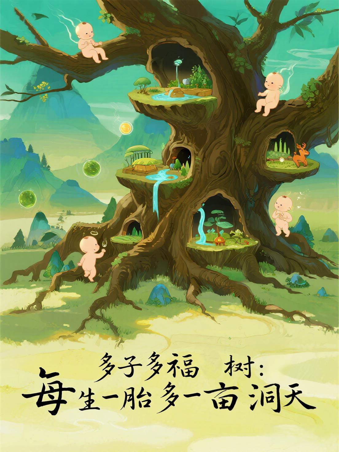 多子多福树：每生一胎多一亩洞天